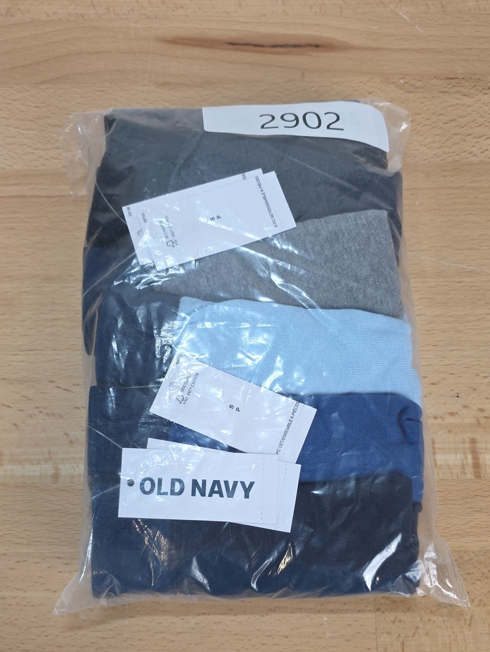 Old Navy Men’s Boxeharm 6-Pack — Black, Gray, Light Blue, Navy